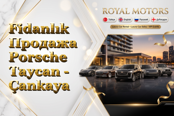 Fidanlık Продажа Porsche Taycan - Çankaya
