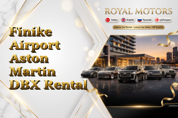 Finike Airport Aston Martin DBX Rental