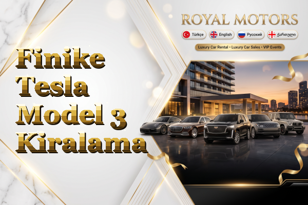 Finike Tesla Model 3 Kiralama
