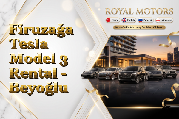 Firuzağa Tesla Model 3 Rental - Beyoğlu