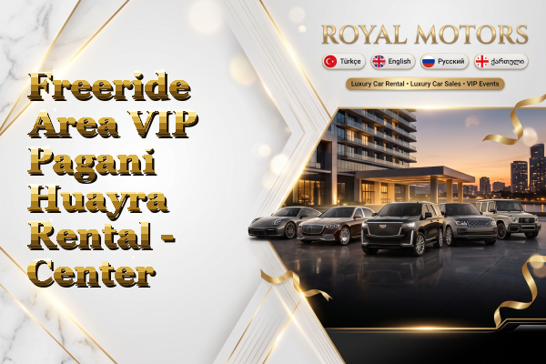 Freeride Area VIP Pagani Huayra Rental - Center