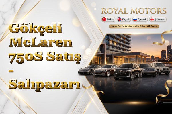Gökçeli McLaren 750S Satış - Salıpazarı
