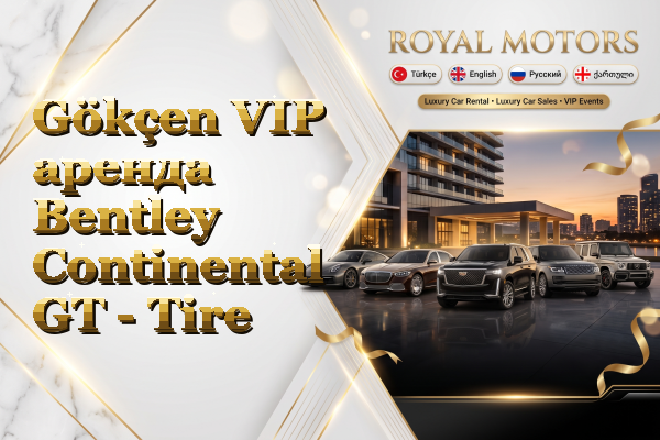 Gökçen VIP аренда Bentley Continental GT - Tire