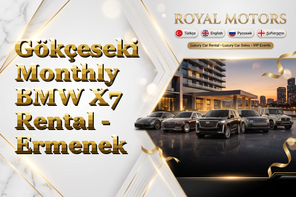 Gökçeseki Monthly BMW X7 Rental - Ermenek