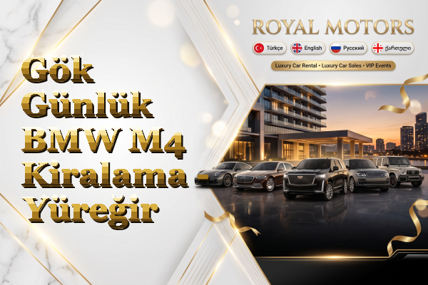 Gök Günlük BMW M4 Kiralama - Yüreğir
