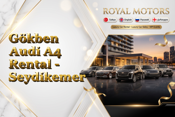 Gökben Audi A4 Rental - Seydikemer