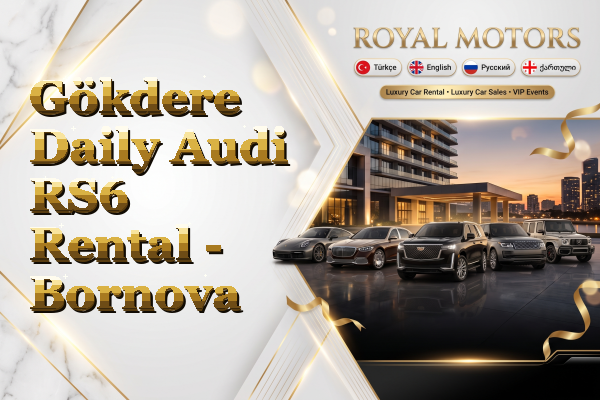 Gökdere Daily Audi RS6 Rental - Bornova