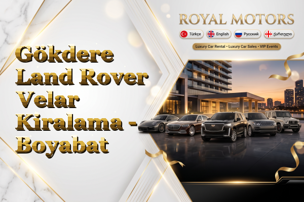 Gökdere Land Rover Velar Kiralama - Boyabat
