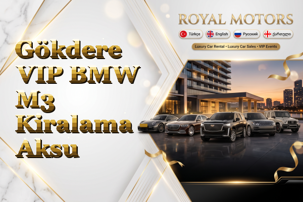 Gökdere VIP BMW M3 Kiralama - Aksu