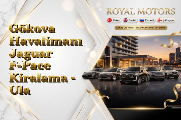 Gökova Havalimanı Jaguar F-Pace Kiralama - Ula