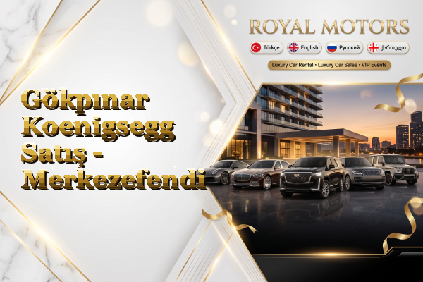 Gökpınar Koenigsegg Satış - Merkezefendi