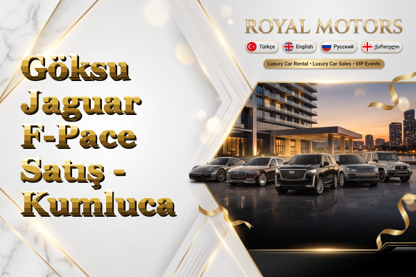 Göksu Jaguar F-Pace Satış - Kumluca