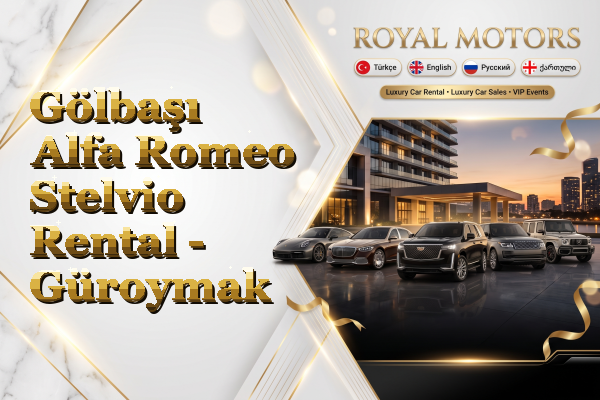 Gölbaşı Alfa Romeo Stelvio Rental - Güroymak