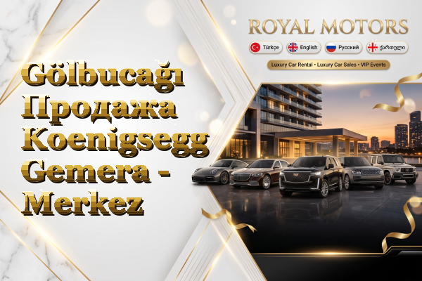 Gölbucağı Продажа Koenigsegg Gemera - Merkez