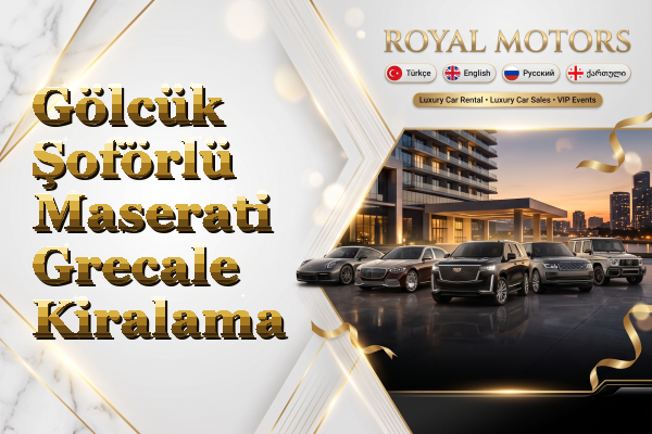 Gölcük Şoförlü Maserati Grecale Kiralama