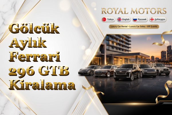 Gölcük Aylık Ferrari 296 GTB Kiralama