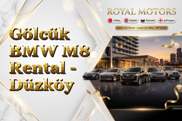 Gölcük BMW M8 Rental - Düzköy
