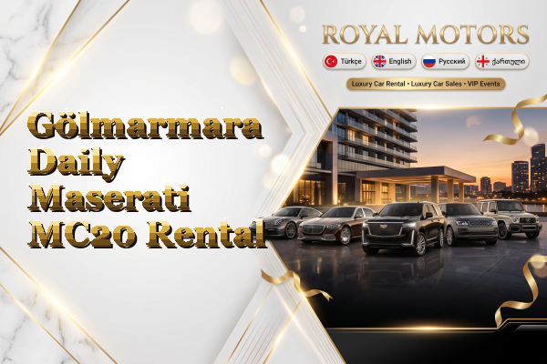 Gölmarmara Daily Maserati MC20 Rental