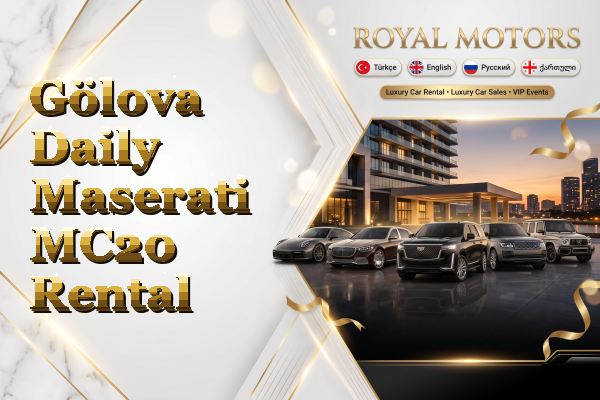 Gölova Daily Maserati MC20 Rental