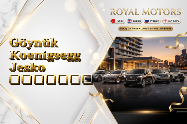 Göynük Koenigsegg Jesko გაყიდვა