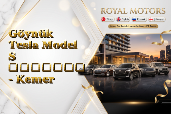 Göynük Tesla Model S გაყიდვა - Kemer
