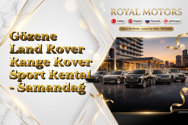 Gözene Land Rover Range Rover Sport Rental - Samandağ