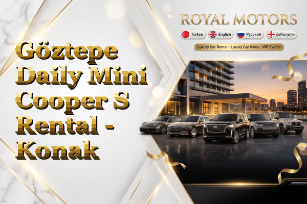 Göztepe Daily Mini Cooper S Rental - Konak