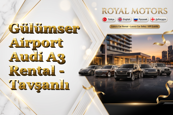 Gülümser Airport Audi A3 Rental - Tavşanlı
