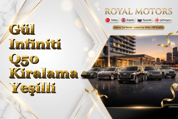 Gül Infiniti Q50 Kiralama - Yeşilli