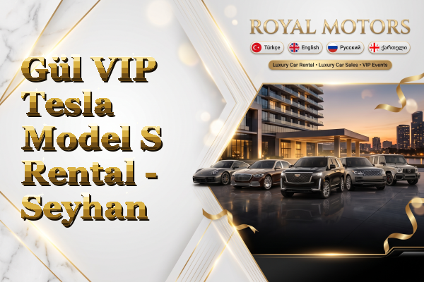 Gül VIP Tesla Model S Rental - Seyhan