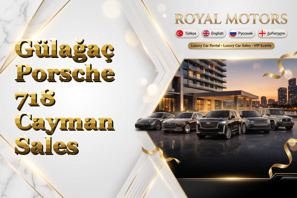 Gülağaç Porsche 718 Cayman Sales