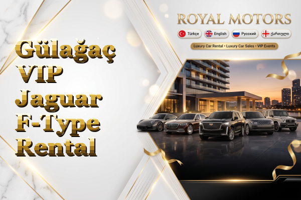 Gülağaç VIP Jaguar F-Type Rental