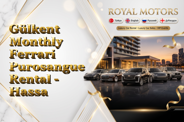 Gülkent Monthly Ferrari Purosangue Rental - Hassa
