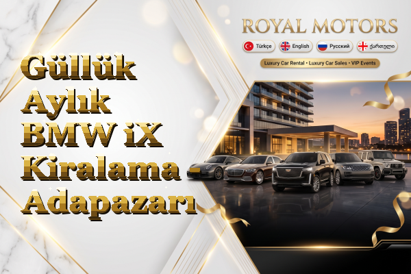 Güllük Aylık BMW iX Kiralama - Adapazarı