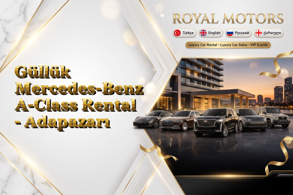 Güllük Mercedes-Benz A-Class Rental - Adapazarı