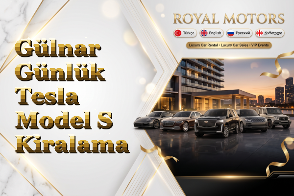 Gülnar Günlük Tesla Model S Kiralama