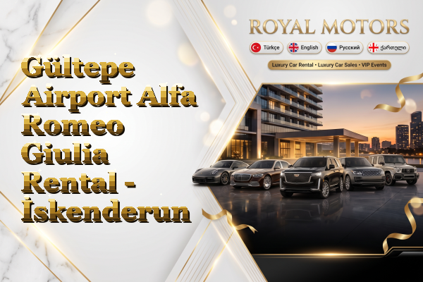 Gültepe Airport Alfa Romeo Giulia Rental - İskenderun