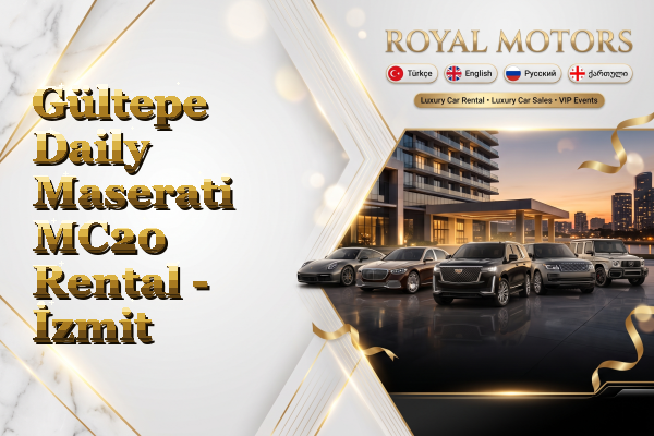 Gültepe Daily Maserati MC20 Rental - İzmit