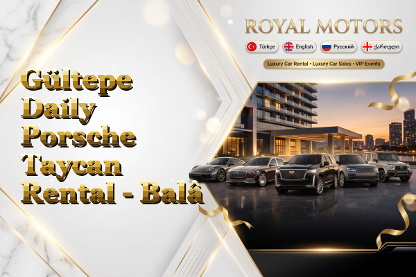 Gültepe Daily Porsche Taycan Rental - Balâ