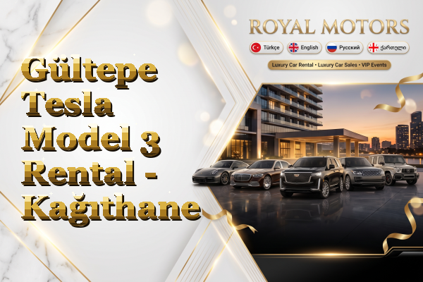 Gültepe Tesla Model 3 Rental - Kağıthane