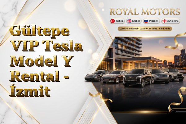 Gültepe VIP Tesla Model Y Rental - İzmit