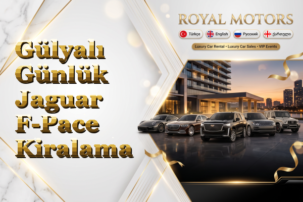 Gülyalı Günlük Jaguar F-Pace Kiralama