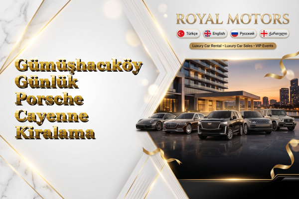 Gümüşhacıköy Günlük Porsche Cayenne Kiralama