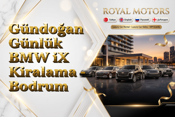 Gündoğan Günlük BMW iX Kiralama - Bodrum
