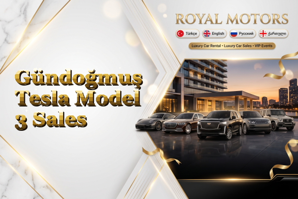 Gündoğmuş Tesla Model 3 Sales