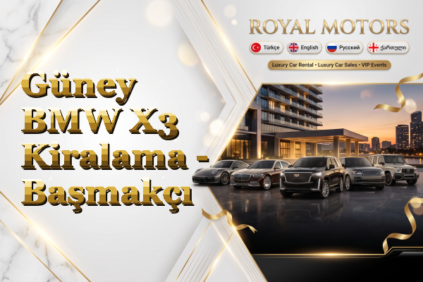 Güney BMW X3 Kiralama - Başmakçı