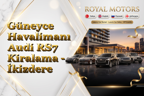 Güneyce Havalimanı Audi RS7 Kiralama - İkizdere