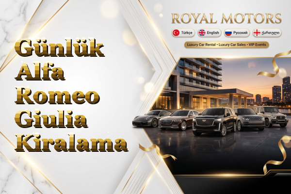 Günlük Alfa Romeo Giulia Kiralama