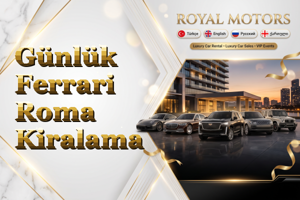 Günlük Ferrari Roma Kiralama