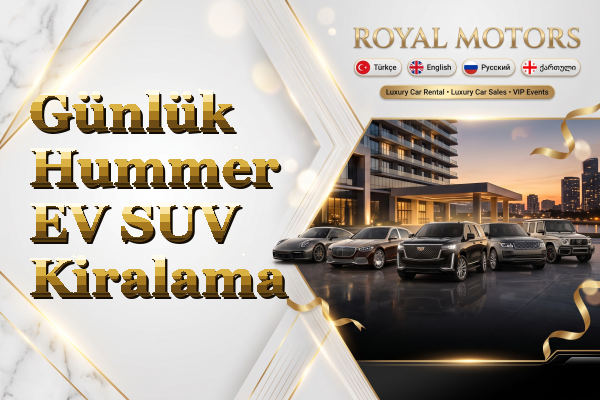 Günlük Hummer EV SUV Kiralama